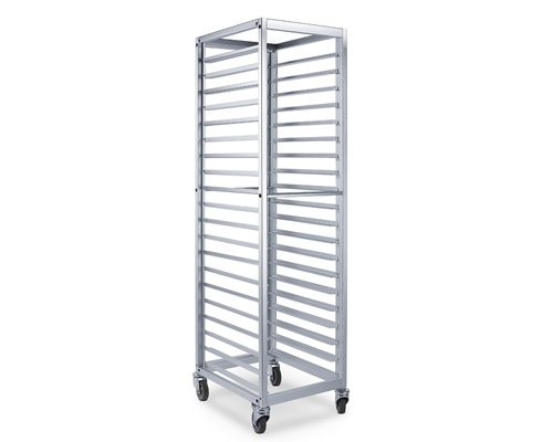 Corrosion Resistant Stainless Steel Bakery Tray Rack Trolley