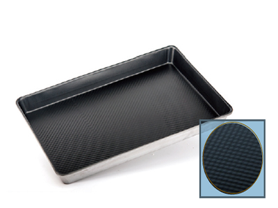 Courrgated Non-stick Alusteel Pan Plat Baking Tray