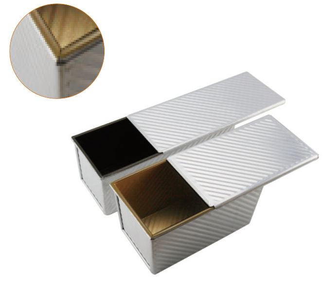 Courrgated Toast Box Bread Pan